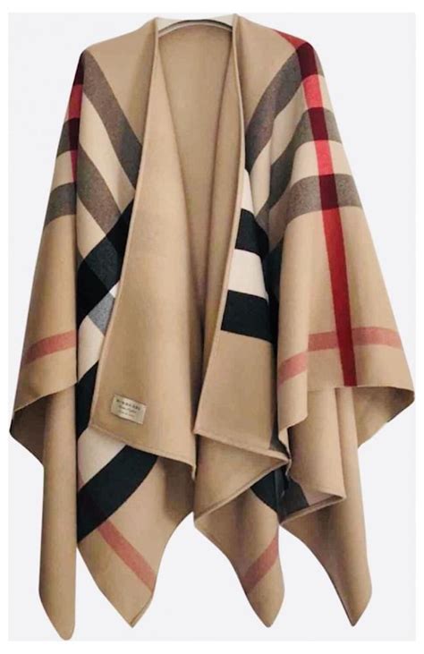 burberry reversible wool cape|burberry capes and ponchos.